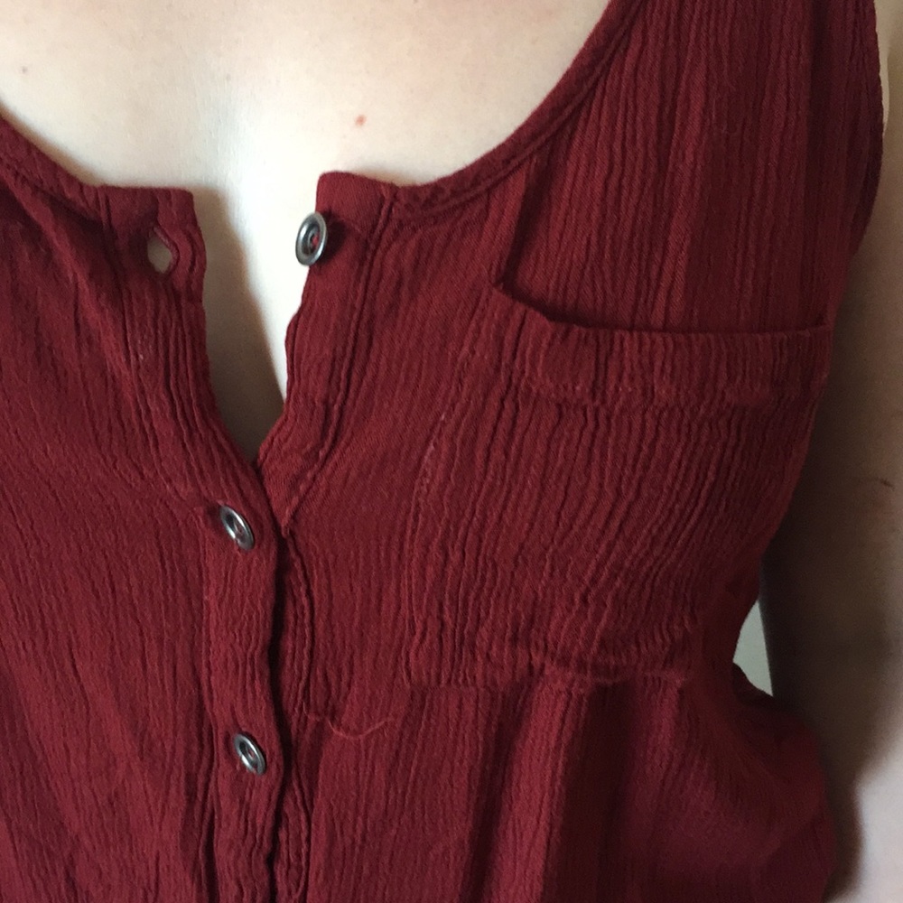 Rust Red Pocket Tank - Picture 3 of 3